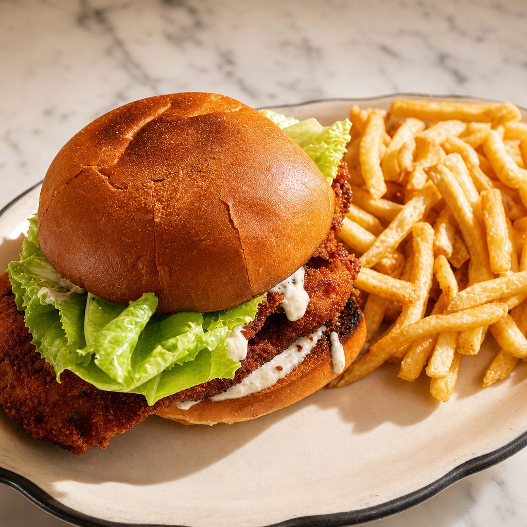 Crispy Chicken Caesar.
